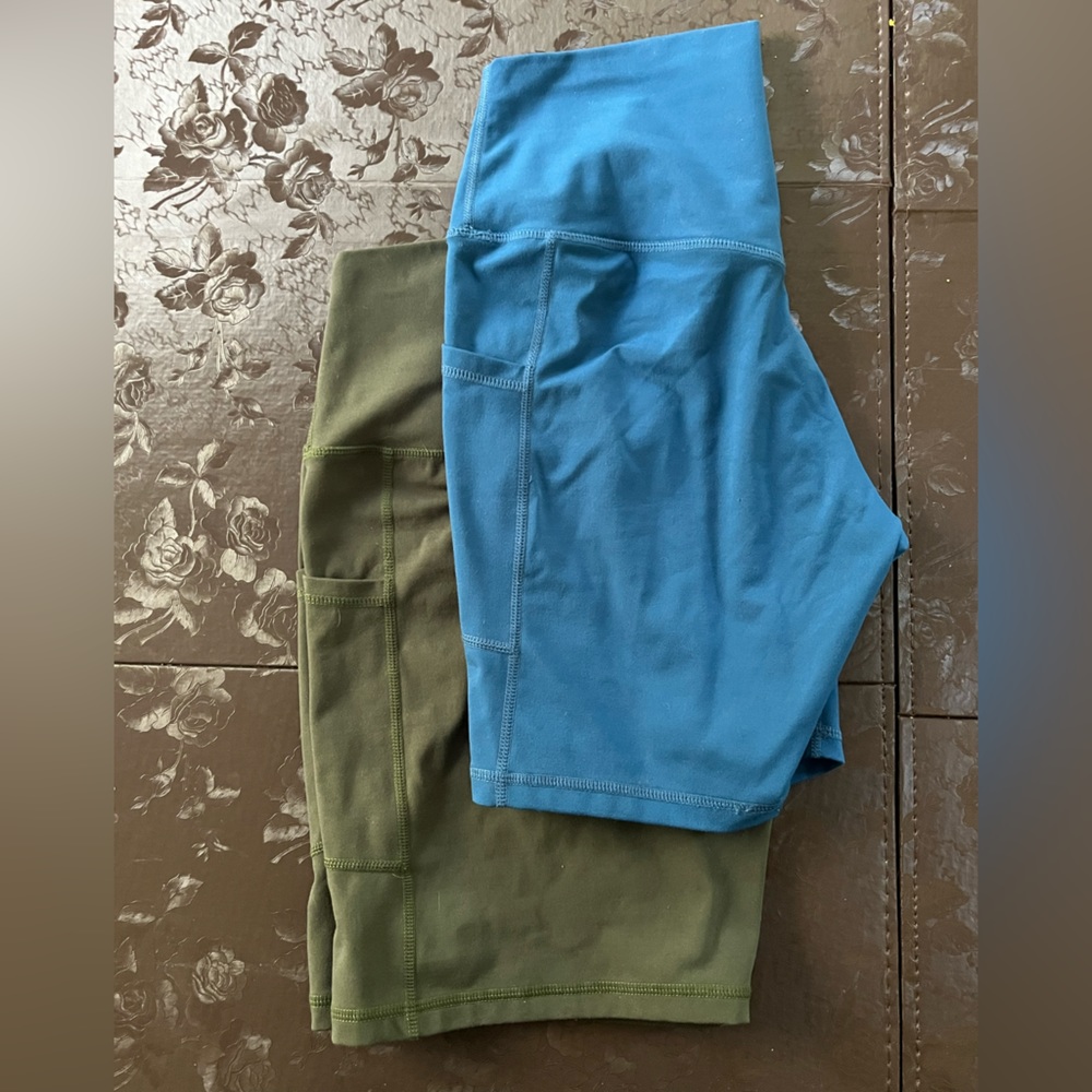Colorfulkoala biker shorts with pockets